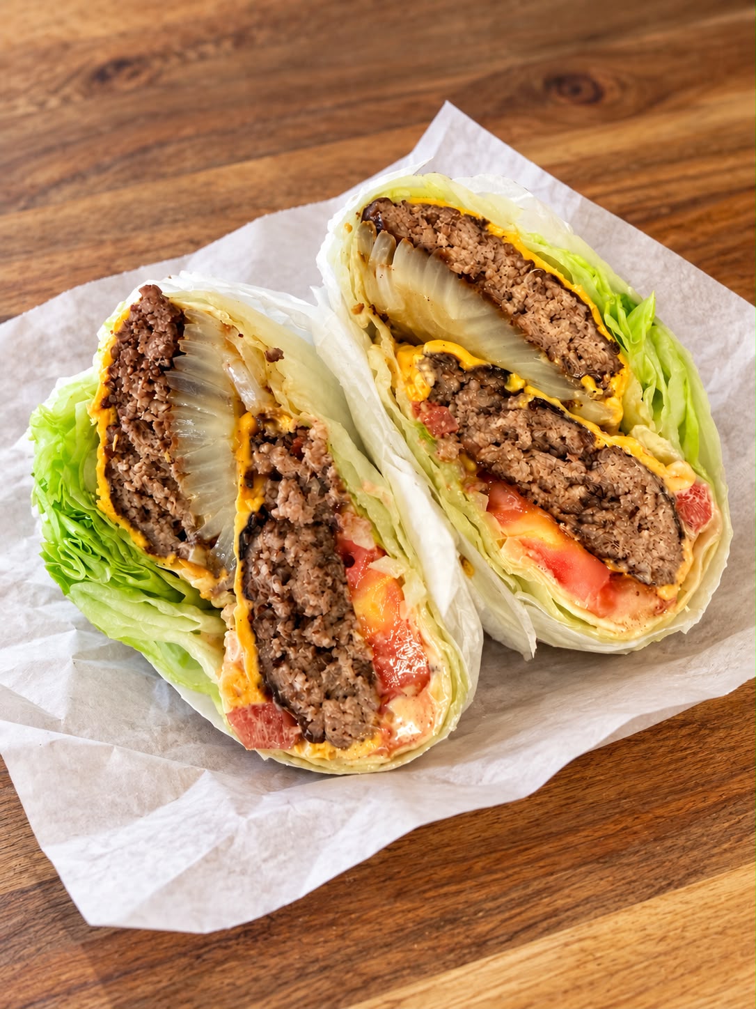 Burger en Lechuga